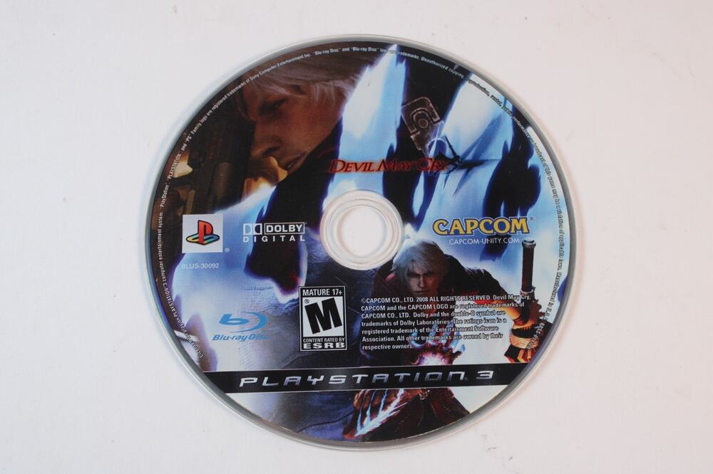 Devil May Cry 4 (Sony PlayStation 3, PS3) Game Disc Only, Tested/Works